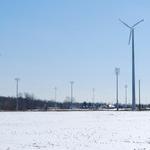 Two Wind Turbines in Holland, MI